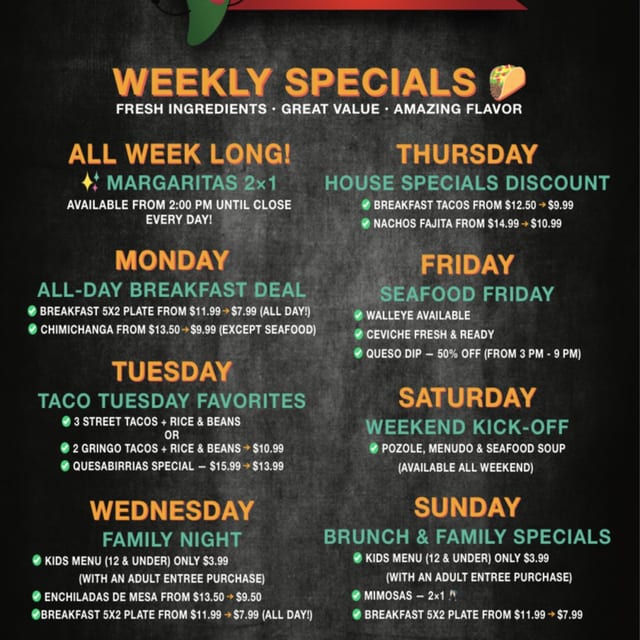 SPECIALS!
