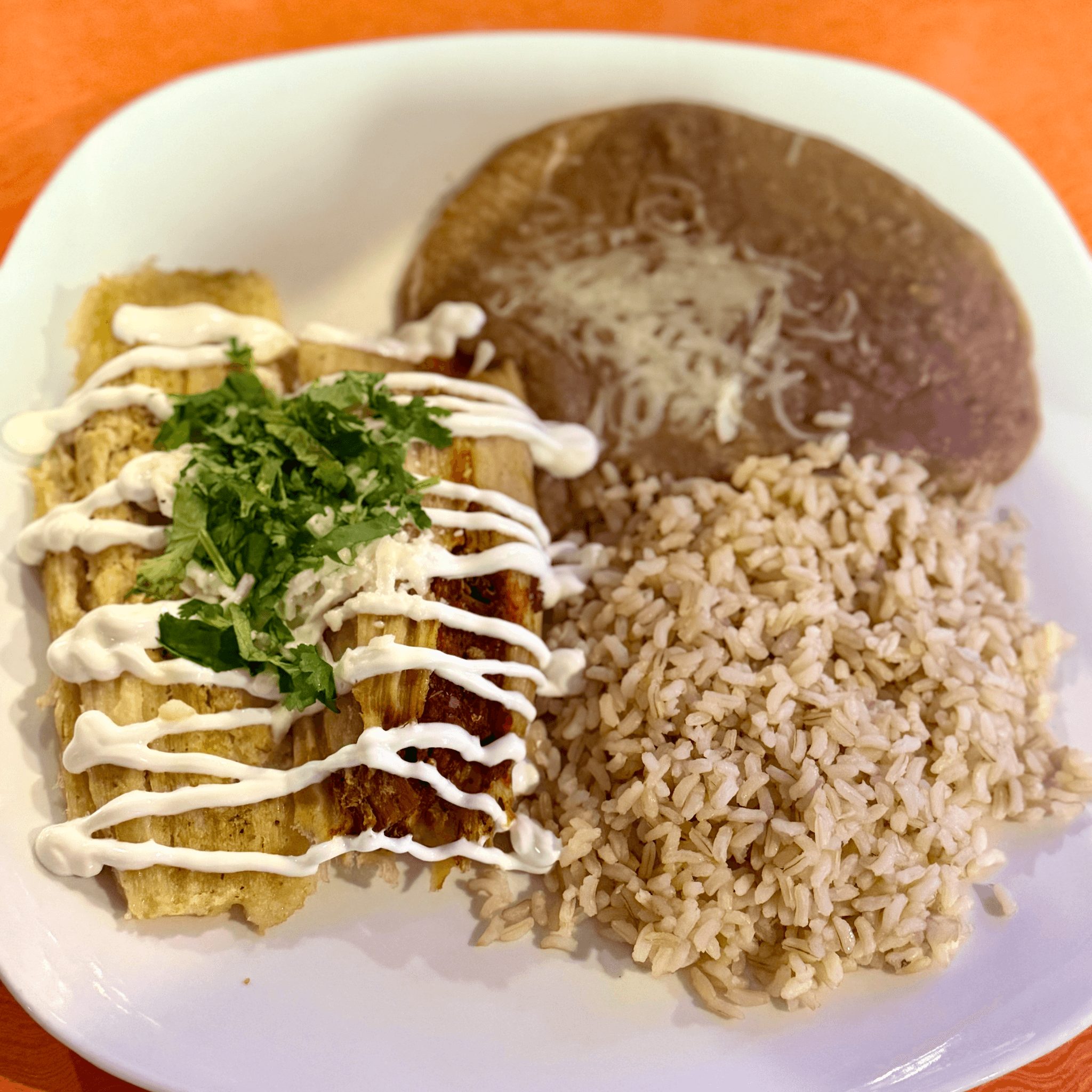 Tamal Plate.