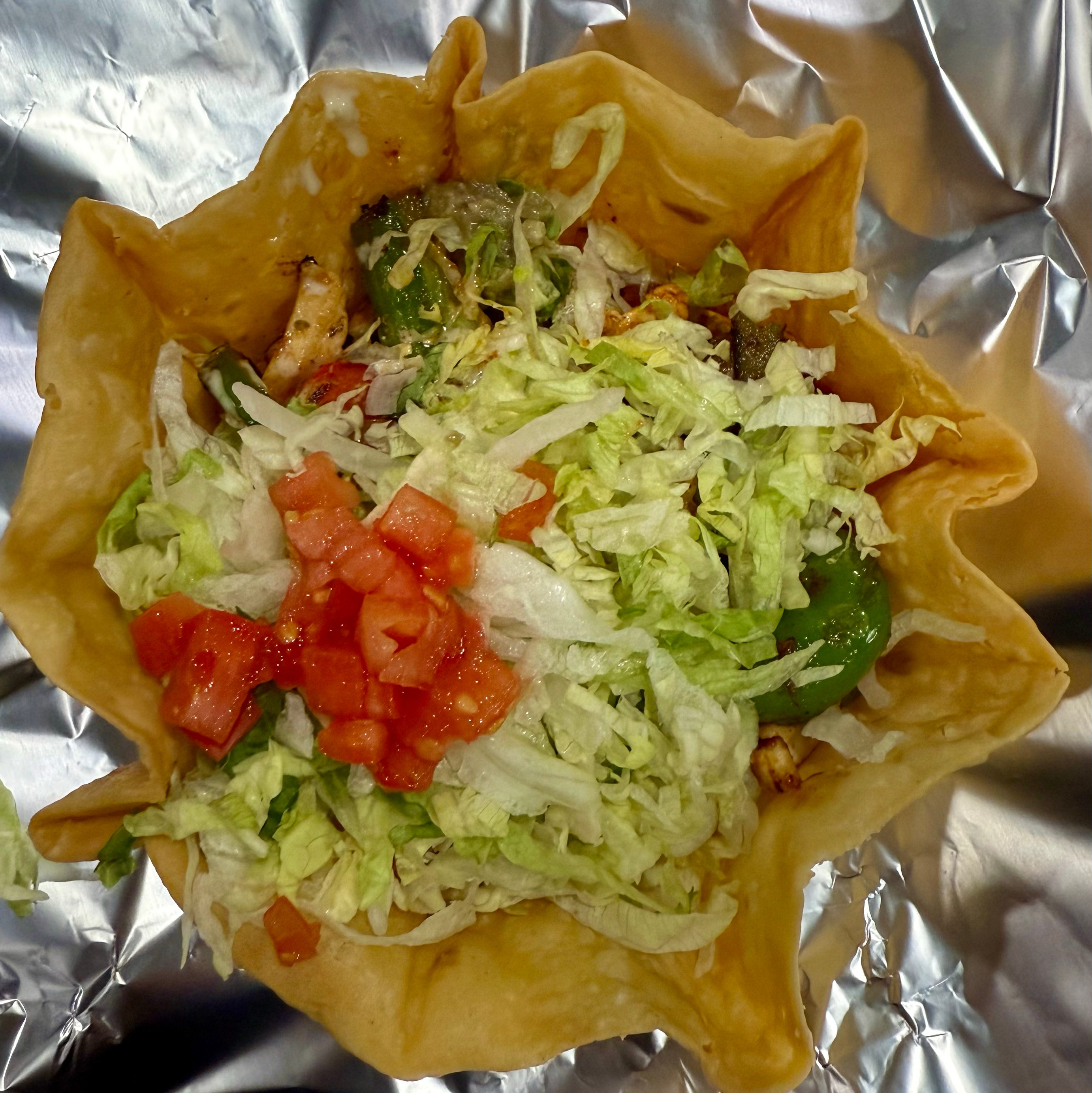 Taco Salad Fajita.