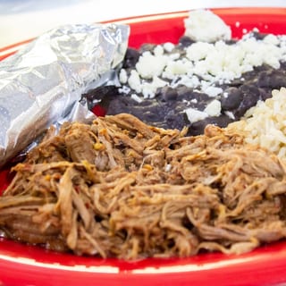 Barbacoa Taco Plate